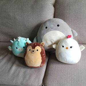 Squish Marshmallow Zoo 4 pieces